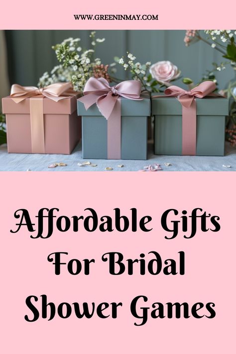 Looking for the best bridal shower game prizes for any bridal shower theme and budget. This list has the best game prizes Bridal Shower Gift Ideas For Games, Wedding Game Prizes, Prize Ideas For Bridal Shower Games, Prizes For Wedding Shower Games, Bridal Shower Game Prizes For Guests, Bridal Shower Game Gifts Prize Ideas, Gifts For Bridal Shower Games, Bridal Shower Gifts For Games, Bridal Shower Gifts For Games Winners