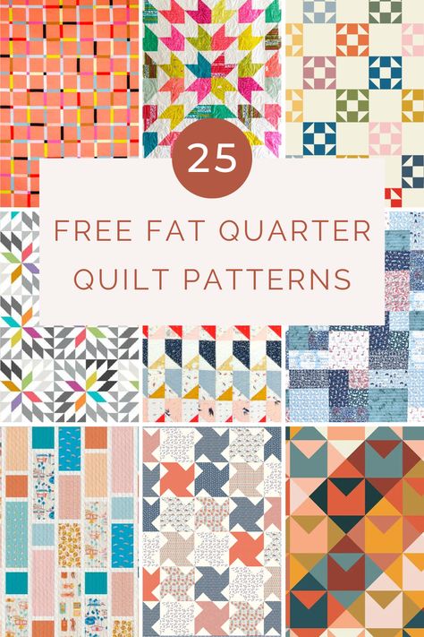 All Blocked In Quilt Pattern, Quilt Pattern Beginner Free, Quilt Patterns To Showcase Fabric, Modern Quilt Blocks Free, Free Spirit Quilt Patterns, Sewing Quilts Patterns, Free Fq Quilt Patterns, Free Quilt Sewing Patterns, Quilt Patterns That Showcase Fabric