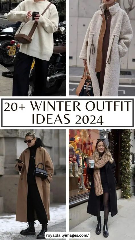 Winter Outfit Ideas 2024: Trends to Follow in Winter 2024 Latest Winter Fashion, Winter Outfits Ideas, Outfit Ideas For Fall, Fashion Outfits Casual, Trendy Outfits Winter, Stylish Winter Outfits, Winter Fashion Outfits Casual, Cozy Winter Outfits, Casual Chique