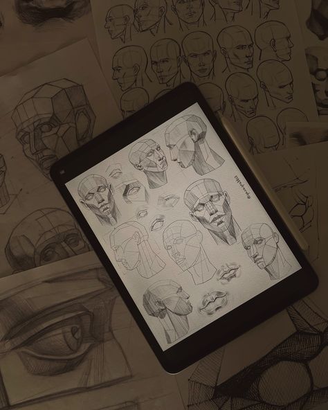 Face plane drawing & sketching. Academic anatomy study for artists. Digital drawing in pencil technique. Head drawing exercise. Classic head drawing. Aestrhetic photo of the Ipad with pencil drawing for instagram.
Inst: @qazaqrabbit Drawing Ipad Aesthetic, Ipad Drawing Aesthetic, Drawing For Instagram, Ipad With Pencil, With Pencil Drawing, Ipad Sketch, Plane Drawing, Academic Drawing, Head Drawing