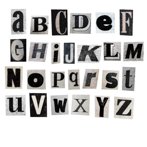 Aesthetic Alphabet, Letters Aesthetic, Newspaper Letters, درج السلم, Alfabet Font, Letter Collage, Muka Lelaki, Scrapbook Letters, Cut Out Letters