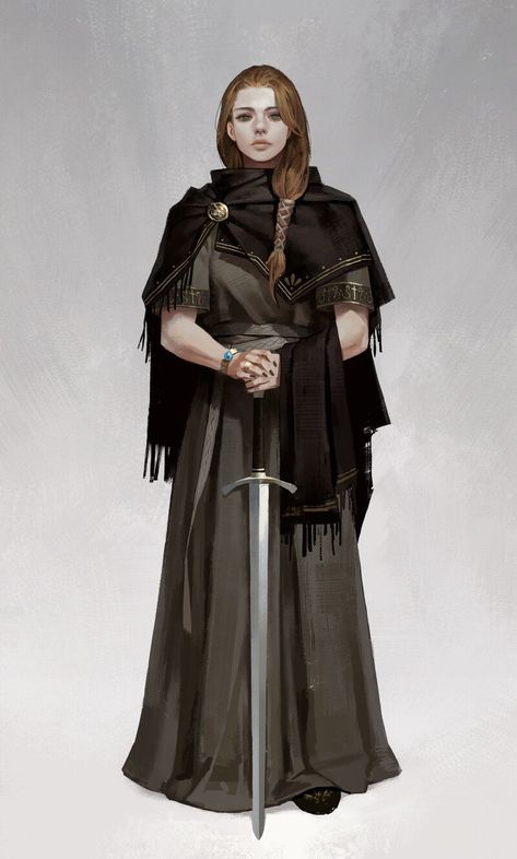 ArtStation - 2018 Heroic Fantasy, Male Character, Medieval Clothing, Fantasy Warrior, Arte Fantasy, Fantasy Rpg, Fantasy Inspiration, 영감을 주는 캐릭터, Female Character Design