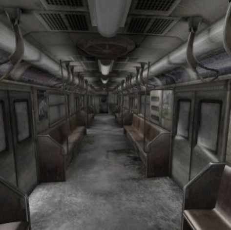 Silent Hill 1, Silent Hill 3, Silent Hill Art, Subway Car, Gaming Ideas, Creepy Core, Cry Of Fear, Retro Horror, Dreamcore Weirdcore