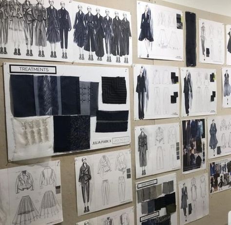 Fashion Designer Salary, Design Inspiration Board, Fashion Design Inspiration Board, Fashion Sketchbook Inspiration, Fashion Design Inspiration, Fashion Dream Job, 포트폴리오 레이아웃, Fashion Designer Studio, Fashion Design Sketch