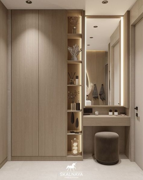 Ideas De Closets, Dream Closet Design, Closet Design Layout, Bedroom Interior Design Luxury, Dressing Table Design, Luxury Closets Design, Interior Design Your Home, Bedroom Cupboard Designs, Bedroom Door Design