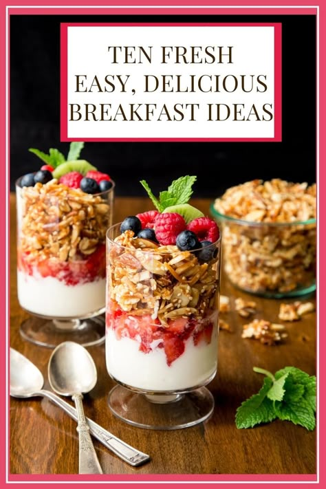 Easy Delicious Breakfast Ideas, Simple Breakfast Menu, Easy Delicious Breakfast, Cafe Food Ideas, Easy Yummy Breakfast, Breakfast Catering, Spring Breakfast, Casserole Healthy, Delicious Breakfast Ideas