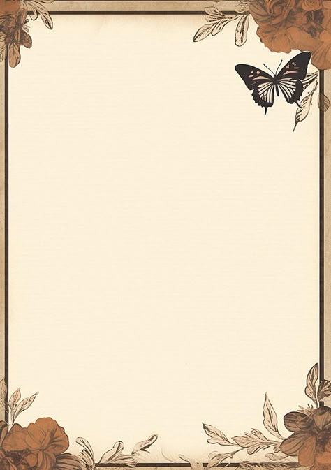 Background For Memories, Project Wallpaper Background, Aesthetic Background For Letter Writing, Antique Paper Background, Vintage Background For Scrapbook, Poster Paper Design, Paper Design Ideas Backgrounds, Design For Paper Border, Aesthetic Borders Frame