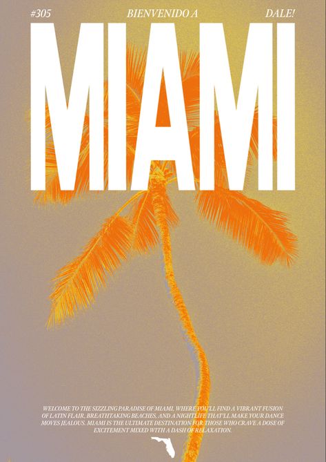 #graphicdesign #typography #typographicposter #posterdesigncommunity #posterdesign #adobephotoshop #graphicdesigner #miami Summer Vibes Graphic Design, 70s Miami Aesthetic, Miami Graphic Design, Miami Typography, Miami Poster Design, Florida Graphic Design, Miami Font, Tropical Typography, Miami Branding