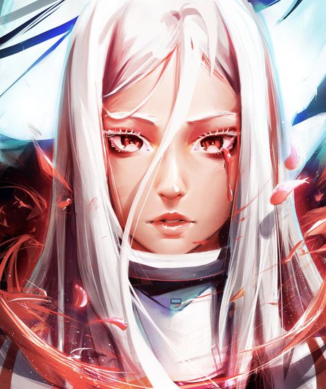 Shiro by asevc Shiro Deadman Wonderland, Deadman Wonderland Shiro, Popee The Performer, Deadman Wonderland, Good Anime Series, Pretty Drawings, Dead Man, Art Anime, Funky Art