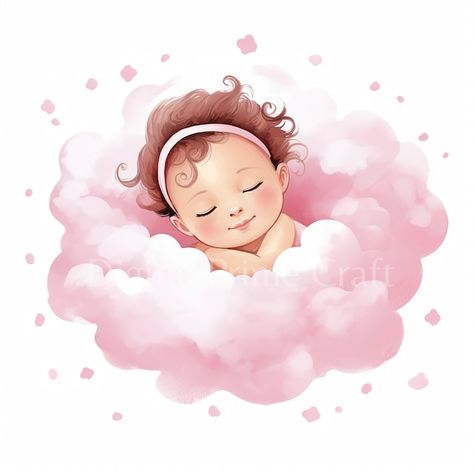 DigitalPrimeCraft - Etsy Clipart Baby, Baby Clip Art, Newborn Baby Girl, Girl Clipart, Welcome Baby, Download Printables, Baby Shower Printables, Digital Clip Art