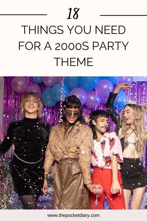 18 Things You Need For A 2000s Party Theme | Fun Y2K party ideas | 2000s parties with friends | Amazon products for a y2k party | y2k party decor | 2000s party decor | 2000s wall backdrop | Fun party ideas with themes | Y2k Party Inspo | 2000s party inspiration 2000 Party Decorations Ideas, 2000 Dress Up Party, 2000s Y2k Party Ideas, 00s Theme Party Outfit, 00 Theme Party, 2000s Aesthetic Outfits Party, 2003 Party Theme, 2000 Bachelorette Party, 2000s Party Games