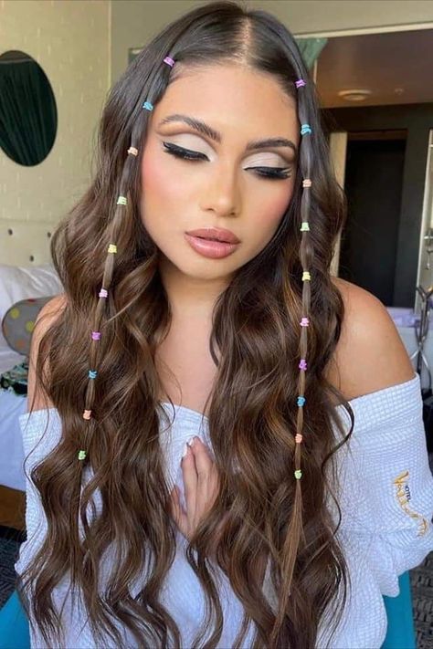 Rave Hair, Festival Hair, Elegante Casual, Hair Stylist Life, Easy Hairstyles For Long Hair, Hair Dos, Hair Day, Prom Hair, Kids Hairstyles