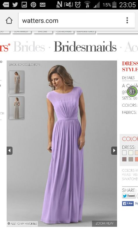 Watters bridesmaid lilac By Watters, French Blue, Brides And Bridesmaids, One Shoulder Formal Dress, Bridal Party, Lilac, Wedding Planning, Maxi Dress, Formal Dresses