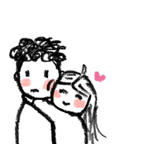 Cute Couple Art, Mini Drawings, Cute Easy Drawings, Cute Texts, Couple Art, Doodle Drawings, A Drawing, Cute Doodles, الرسومات اللطيفة