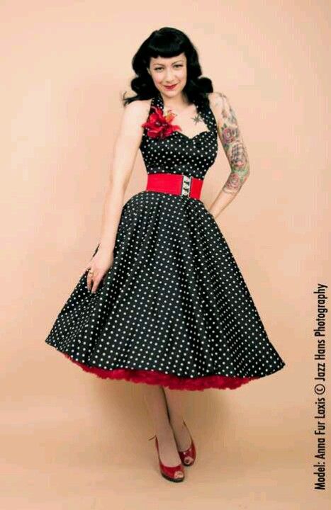 . Moda Pin Up, Stile Pin Up, Vestidos Pin Up, Mode Rockabilly, Rockabilly Mode, Rockabilly Looks, Relaxed Dress, Vestidos Retro, Rockabilly Girl