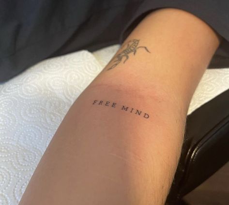 Tatoos About Healing, Free Your Mind Tattoo Ideas, Time Will Heal Tattoo, Free Mind Tattoo, Grounded Tattoo, Free Your Mind Tattoo, Healing Tattoos For Women, Tattoo Writing Fonts, Small Tattoos With Meaning