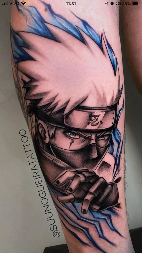 Tato Naruto, Ninja Tattoo, Joker Tattoo Design, Inner Arm Tattoo, Virgo Tattoo, Full Sleeve Tattoo Design, Manga Tattoo, Naruto Tattoo, Wicked Tattoos