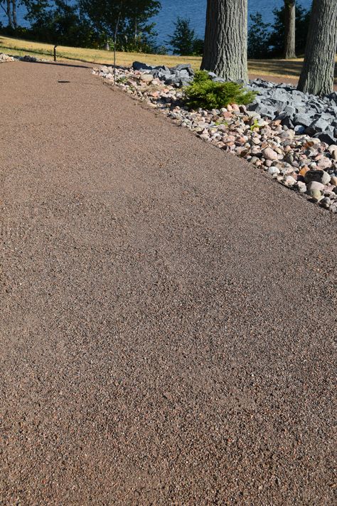 A Crushed Granite Patio or Pathway: Could It Be Right For You? Crushed Granite Walkway Pathways, Flagstone And Crushed Granite Patio, Crushed Granite Driveway, Compacted Gravel Pathway, Crushed Gravel Patio, Crushed Rock Pathway, Crushed Granite Walkway, Crushed Granite Patio, Decomposed Granite Walkway