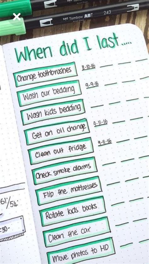 2021 Teacher Bullet Journal Ideas: Mood Trackers, Habit Trackers, & More When Did I Last, Bullet Journal Ideas Templates, Bulletin Journal Ideas, Organize My Life, Bullet Journal Mood, Vie Motivation, Bullet Journal Notebook, Dot Journals, Bullet Journal Design Ideas