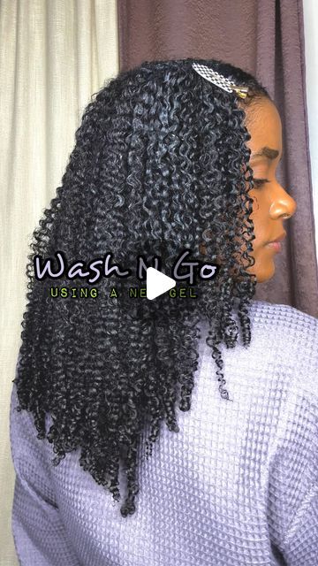 Rosie | Natural Hair Blogger on Instagram: "Happy #selfcaresunday Queens!💗I hope you’re doing very well and are taking the time to practice some form of self-care today. Who’s washing their hair today? 👀 . Here’s a look at my recent wash n go using the new Tropical Osais gel from Miche Beauty. The gel has a great hold and it paired so well with my favorite leave in conditioner and cream. The first step to a really good wash and go is to make sure that you are starting off on clean washed hair. I have low porosity hair so I love to apply my products on soaking wet hair. The products just absorb better into my strands. To do my wash n gos, I apply a leave in, a cream, a gel and then a small amount of oil to each section to seal in all the moisture. I also work in small sections when doing Side Part Wash And Go, The Wet Look Natural Hair, Wash And Go Hair Styles, Wash N Go Hairstyles 4c Hair, Wash And Go Products, Wash N Go Hairstyles, Wash And Go Natural Hair Type 4, 4c Wash And Go, Wash N Go Natural Hair