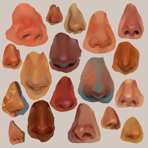 Nose Drawing, Arte Sketchbook, Digital Painting Tutorials, Dessin Adorable, Anatomy Art, Art Tutorials Drawing, Digital Art Tutorial, Art Studies, Art Inspiration Drawing