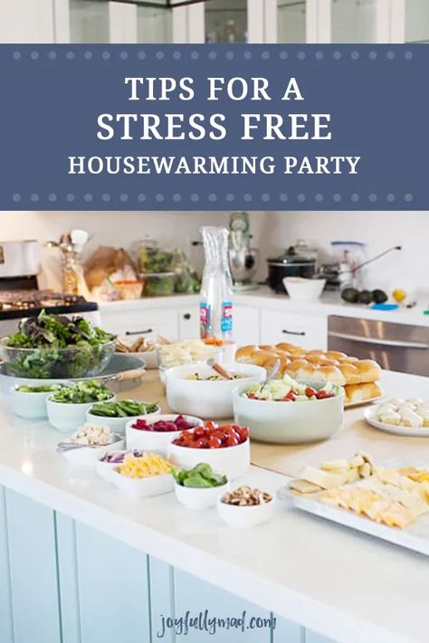 House Blessing Party Ideas, House Warming Decoration Ideas, House Warming Party Ideas Decorations, House Party Planning, Housewarming Party Food, Housewarming Party Themes, Vegan Pulled Pork Sandwich, Housewarming Food, Party Entrees