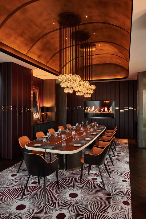 Private Dining Room Restaurant, Luxury Restaurant Interior, Vip Room, Luxury Restaurant, Hotel Interior Design, Modern Restaurant, Jw Marriott, Private Dining Room, Cafe Interior Design