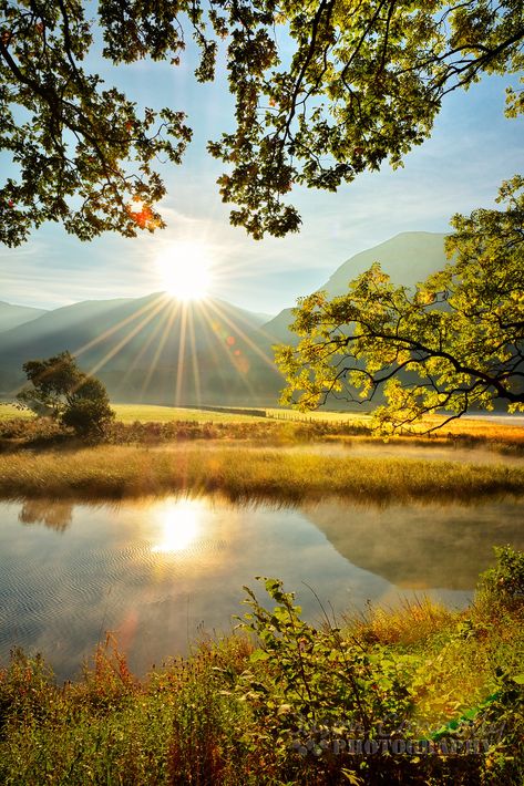 Lake District National Park, Beautiful Scenery Photography, Sunrise Landscape, Sunrise Pictures, Autumn Lake, Lake Photography, Scenery Pictures, Morning View, Lake Sunset