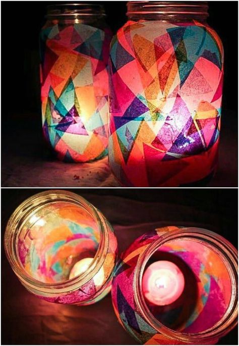 Lantern Ideas, Jar Lanterns, Garden Lanterns, Diy Lanterns, Pickle Jars, Light Crafts, Christmas Garden, Diy Tips, Mason Jar Crafts