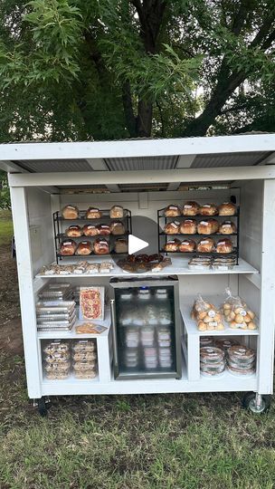 24K views · 39K reactions | Bakery Cart is OPEN today from 7am til SOLD OUT! 716 S Forewood Dr Arkansas city, KS | Casey Lynn’s Kitchen | Shania Twain · Man! I Feel Like A Woman! Bakery Cart, Cottage Bakery, Arkansas City, Home Bakery Business, Hobby Farming, Church House, Cart Ideas, House Farm, Tea Cookies