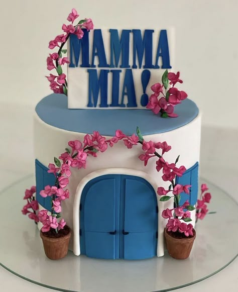 Mama Mia Cake, Mama Mia Birthday, Immagini Grinch, Mamma Mia Theme, Mama Mia Party, Mamma Mia Birthday, 17th Birthday Party Ideas, Mamma Mia Party, 17th Birthday Party