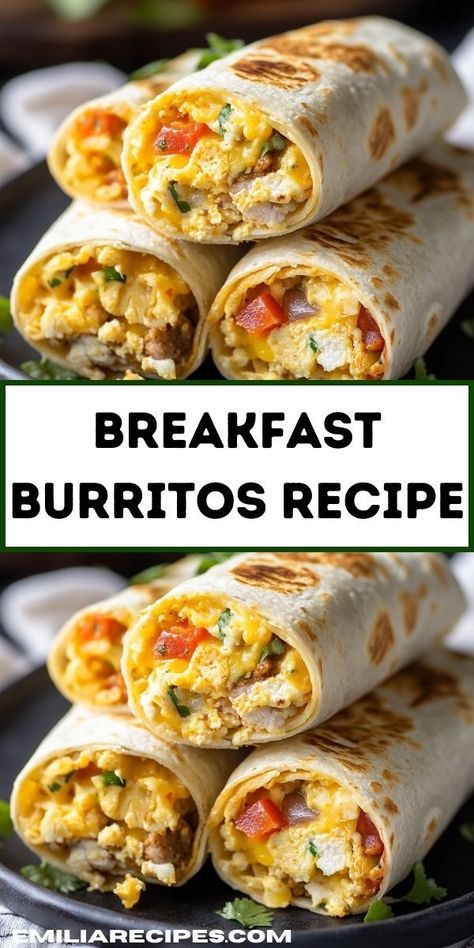 Looking for the best breakfast burrito recipe? This breakfast burrito recipe is perfect for breakfast for dinner, with easy breakfast ideas for kids. Try our healthy breakfast burrito recipes for your next breakfast dinner idea! Delicious High Protein Breakfast, Loaded Breakfast Burritos, Healthy High Protein Meals Breakfast, High Energy Meals, High Protein Breakfast Burrito Meal Prep, High Protein Breakfast Meals, On The Go High Protein Breakfast, Healthy High Protein Breakfast Meal Prep, High Fiber High Protein Breakfast