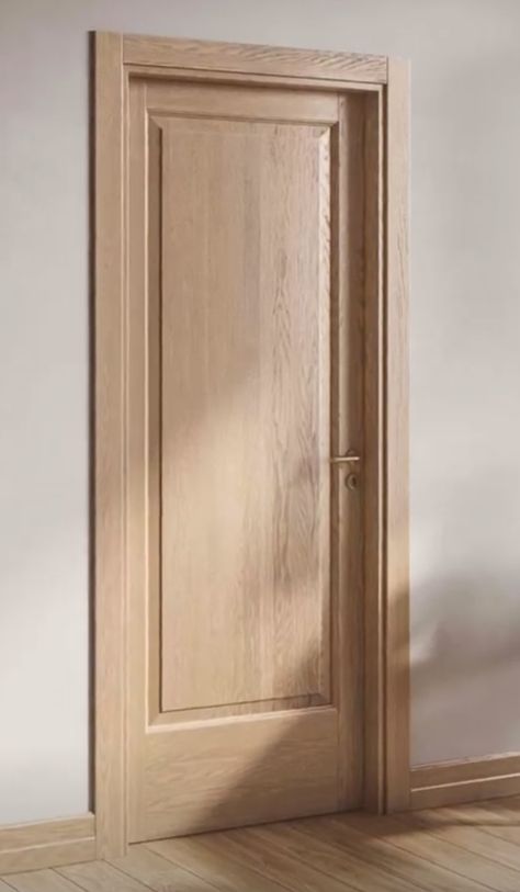 Light Oak Doors Interior, Japandi Style Doors, Wood Stained Doors Interior, Light Interior Doors, Timber Doors Interior, Natural Wood Door Trim, White Oak Interior Doors Natural Wood, Stained Interior Trim, Transitional Interior Door Styles