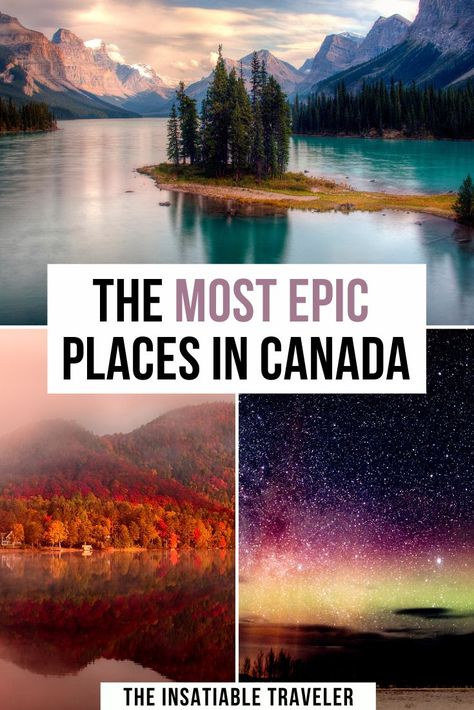 10 most beautiful places in Canada for epic views. This is an amazing Canada Bucket List ! Canada travel | Canada bucket list | what to to in Canada | beautiful places in Canada | Castles In Canada, Waterfalls In Canada, Canada Best Places To Visit, Places To See In Canada, Bc Canada Beautiful Places, Western Canada Travel, Best Places In Canada, Best Places To Travel In Canada, Canada Trip Ideas