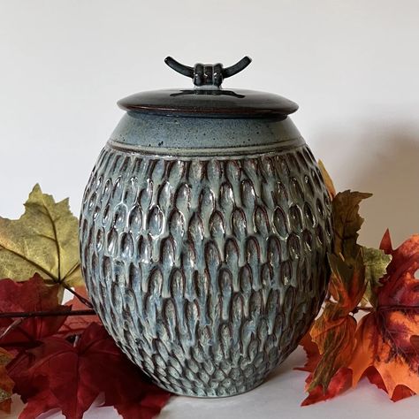 Ceramic Urns For Ashes, Lidded Jars Pottery, Murrells Inlet Sc, Robin Egg Blue, Murrells Inlet, Ceramic Texture, Ceramic Urn, Urn For Ashes, Pet Ashes