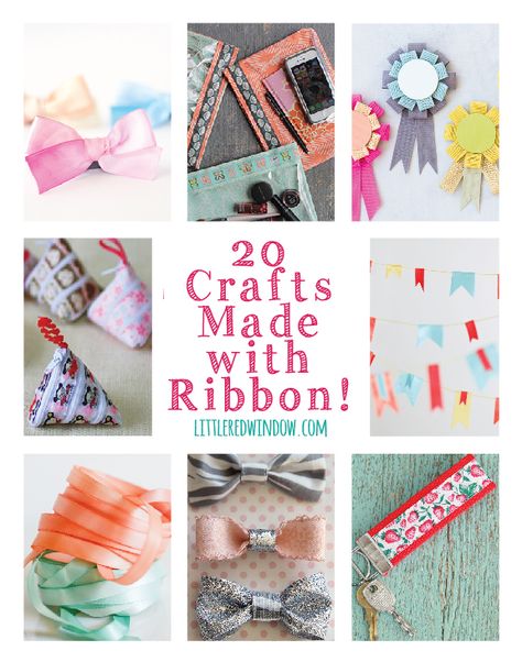 Easy Ribbon Crafts, Grosgrain Ribbon Crafts, Ribbon Projects, Awesome Crafts, Diy Christmas Ornaments Easy, Ribbon Crafts Diy, Your Pretty, Work Diy, Ribbon Art