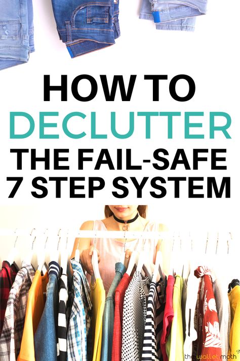 How To Stop Hoarding Clothes, Get Rid Of Clothes Tips, Declutter Help, Decluttering List, Get Rid Of Clothes, Closet Declutter, How To Be More Organized, Remove Clutter, Declutter Closet