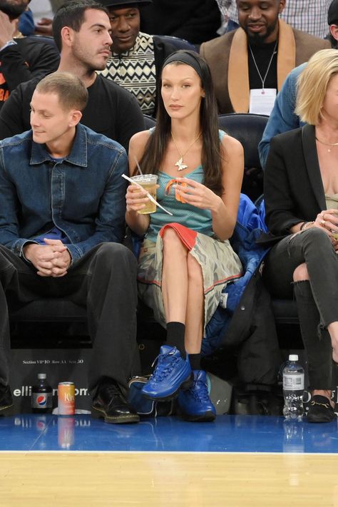 Celebrities At Basketball Games, Marc Kalman, Bella Hadid Pictures, Miami Pictures, Hockey Game Outfit, Isabella Hadid, Bella Gigi Hadid, Social Media Marketing Manager, Bella Gigi