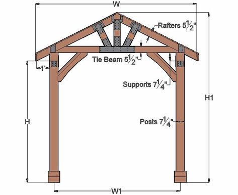 The Thick Timber Toledo Wood Pavilions | Forever Redwood Outdoor Kitchen Pavilion, Roof Truss Design, Pavilion Plans, Carport Plans, Pergola Carport, Gazebo Plans, Tongue And Groove Ceiling, Timber Frame Construction, Carport Designs