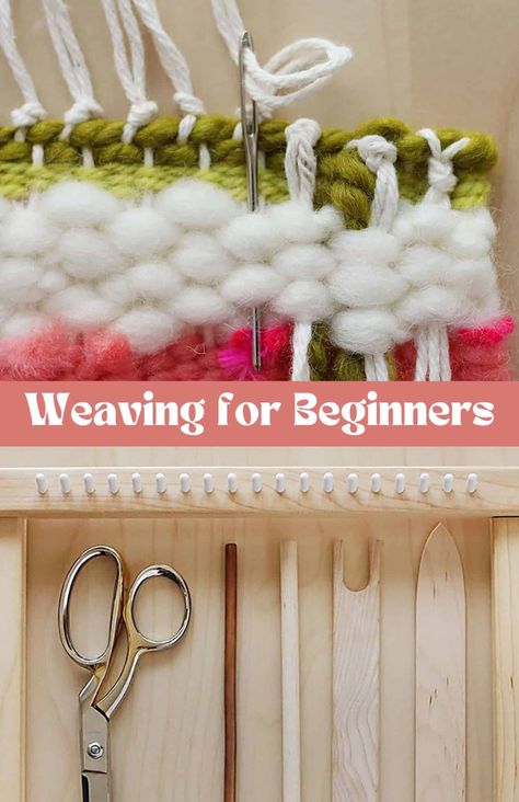 Weaving Loom Patterns For Beginners, Homemade Weaving Loom, Weaving Loom Projects For Beginners, Weaving Techniques Beginner, Weaving In The Round, Beginning Weaving Projects, Weaving On A Picture Frame, Weaving Crafts For Adults, Learn To Weave