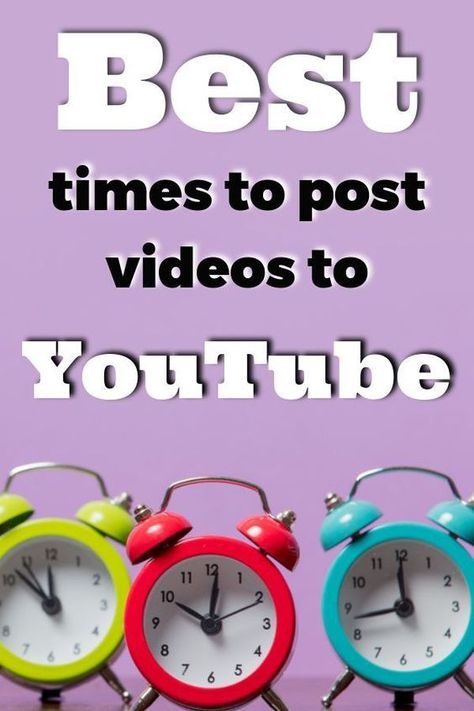 YouTube is the number one video platform. Learn about the best times to upload and share your YouTube videos to ensure you have the highest impact possible and boost your engagement. | Youtube engagement | Youtube timings | Social media tips | Video marketing. Video Marketing Ideas, Youtube Marketing Strategy, Youtube Facts, Youtube Hacks, Video Marketing Strategies, Best Time To Post, Youtube Channel Ideas, Video Seo, Real Estate Video