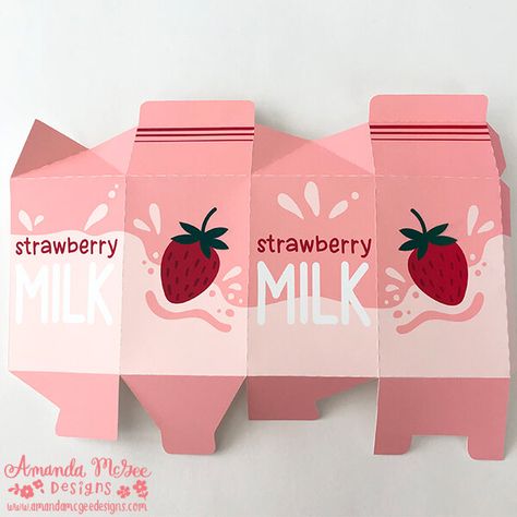 Milk Box Paper Craft, Milk Carton Design Packaging, 3d Packaging Design, Product Packaging Ideas Business, Milk Packaging Design Boxes, Milk Box Design, Milk Carton Packaging, Milk Carton Design, Kawaii Packaging