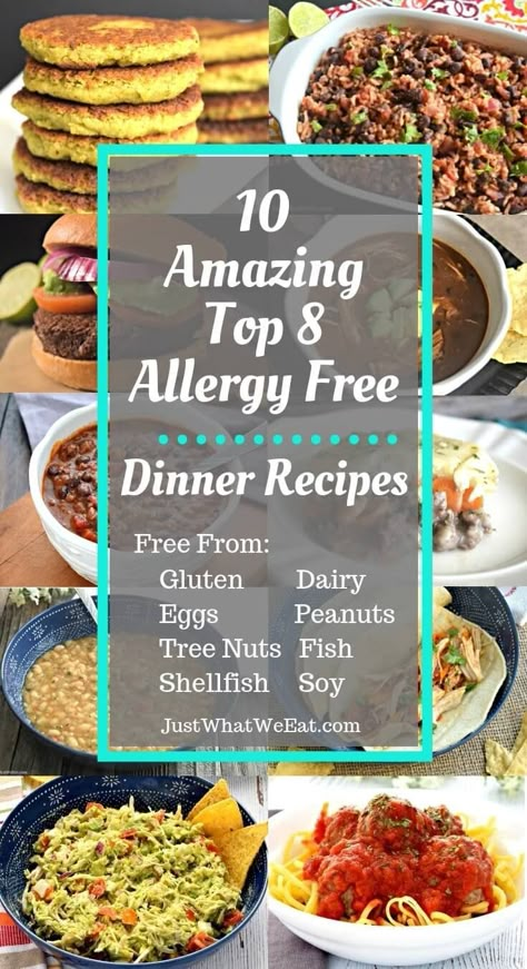 Eoe Recipes, Allergy Free Meals, Dairy Free Recipes Dinner, Allergy Recipes, Soy Free Dairy Free, Allergen Free Recipes, Dairy Free Soy Free, Soy Free Recipes, Nut Free Recipes