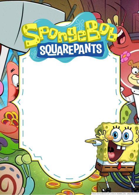 Download 14+ SpongeBob Squarepantes Canva Birthday Invitation Templates Ahoy there, mateys! It's time to set sail for a fun-filled adventure with SpongeBob Squarepants birthday invitations. Whether your child loves the pineapple under the sea or simply can't get enough of... Spongebob Cards Birthday, Spongebob Invitations Birthdays, Spongebob Birthday Invitation Template, Spongebob Birthday Party Invitations, Spongebob Invitation Template, Spongebob Template, Spongebob Invitations, Spongebob Theme Birthday, Spongebob Birthday Ideas