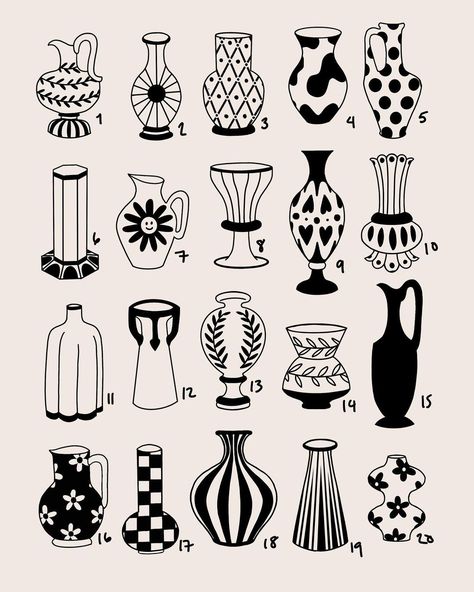 Small Flower Vase Tattoo, Flower Vase Line Art, Mix And Match Tattoo, Vase Flash Tattoo, Drawing Of Vase, Flowers In Vases Drawing, Minimalist Vase Tattoo, Vase Tattoo Design Simple, Flower Vases Tattoo