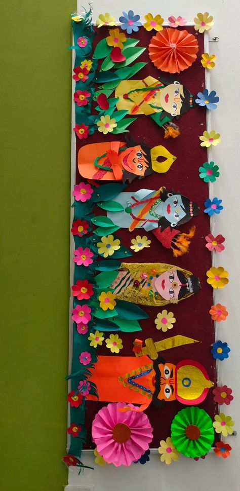 Dussehra Chart For School, Dussehra Board Decoration In School, Classroom Diwali Decoration, Diwali Decorations At School Bulletin Board Decoration, Navratri Display Board Decoration, Dusshera Decoration For School, Dusherra Board Decoration, Dussera Decor Ideas For School, Diwali Board Decoration Ideas