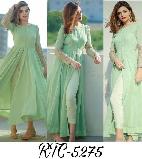 Designer Beautiful American silk Fully STITCHED kurti for | Etsy Lengha Sari, Stitched Kurti, Dori Work, Pakistan Wedding, Green Lehenga, Indian Wedding Wear, Embroidered Wedding, Bridesmaid Outfit, Whatsapp Number