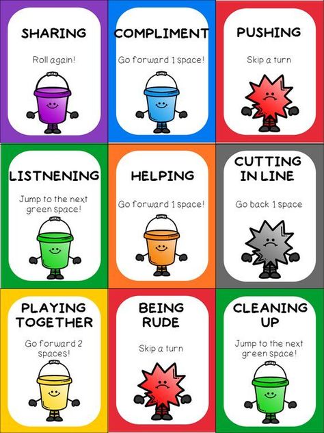 Bucket filler and bucket dipper game cards! Bucket Filling Activities, Bucket Filling Classroom, Bucket Filler Activities, Bucket Fillers, Fill Your Bucket, Bucket Filler, Kindness Activities, Bucket Filling, Counseling Activities