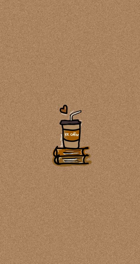 Coffee And Books Wallpaper Iphone, Ice Coffee Aesthetic Wallpaper, Iced Coffee And Books Aesthetic, Ice Coffee Background, Coffe Wallpapers Iphone, Iced Coffee Wallpaper Aesthetic, Book And Coffee Wallpaper, Coffe Wallpapers Aesthetic, Wallpapers Books Aesthetic