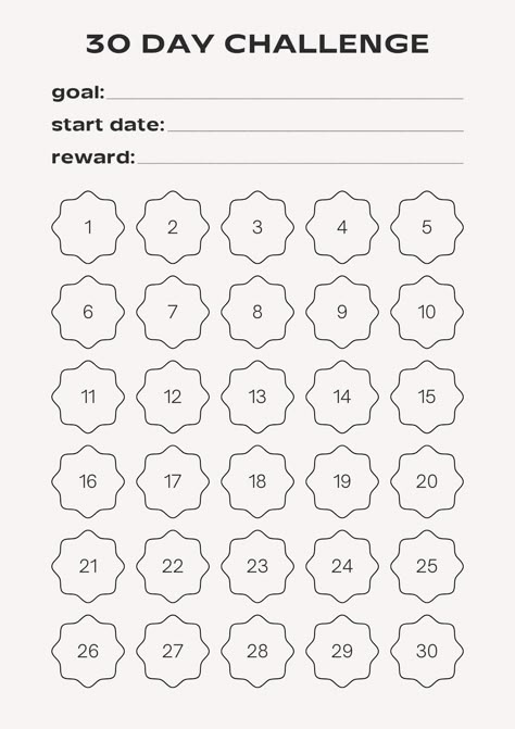 30 day challenge, simple aesthetic habit tracker, great for page in bullet journal, free template in Canva app by Lana Veter, click to use #habittrackeraesthetic #habittrackertemplatefreeprintable #habittrackertemplate #habittrackerprintable30day #habittrackerprintable #habittracker #30daychallenge #30daychallengetemplatefreeprintable #30dayhabittrackerbulletjournal #30dayhabittrackerfreeprintables #30dayhabittracker #bulletjournalhabittrackermonthly #bulletjournalhabittracker #canvafree #canva Monthly Journal Template, 30 Days Habit Tracker, 30 Day Tracker Free Printable, 30 Day Challenge Template Free Printable, 30 Day Habit Tracker Free Printables, Monthly Habit Tracker Printable Free, Tracker Template Free Printables, Journal Pages Template, Free Printable Journal Pages Templates